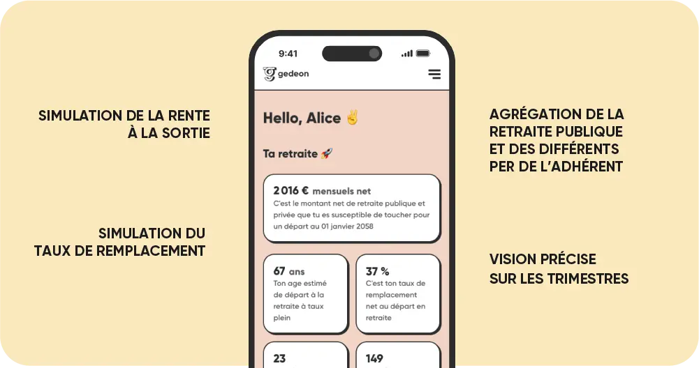 PERO Gedeon, une épargne retraite verte